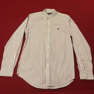 Ralph Lauren stripped button up shirt